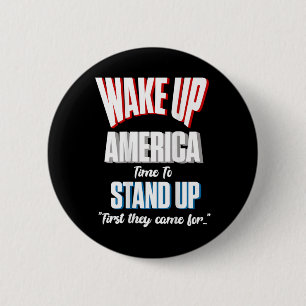 Resist Weckte die Zeit auf Amerika, um zuerst zu s Button
