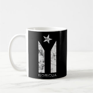 Resiste Boricua Puerto Rico Puerto Rico Black Fla Kaffeetasse
