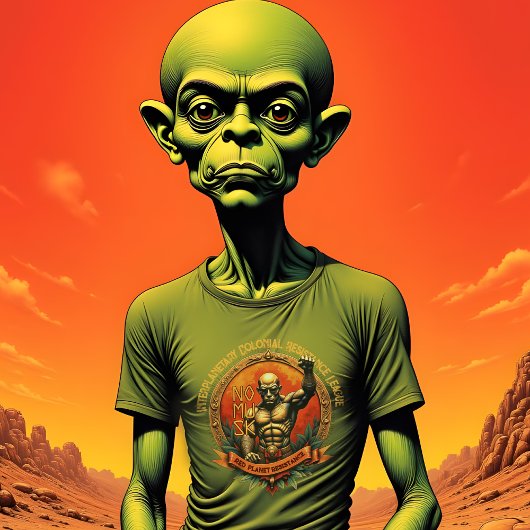 Resistenz des roten Planeten T-Shirt