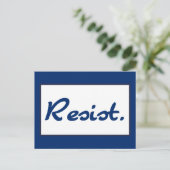 Resistenz gegen blaue Flecken Postkarte (Stehend Vorderseite)