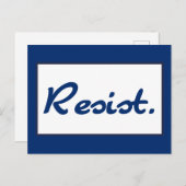 Resistenz gegen blaue Flecken Postkarte (Vorne/Hinten)