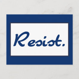 Resistenz gegen blaue Flecken Postkarte