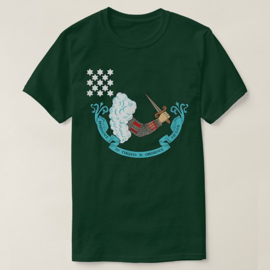 RESISTENZ GEGENÜBER TYRANTEN IST EIN BEWEIS AN GOT T-Shirt (Design vorne)