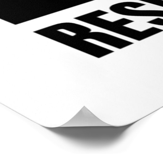 Resistenz Poster (Ecke)