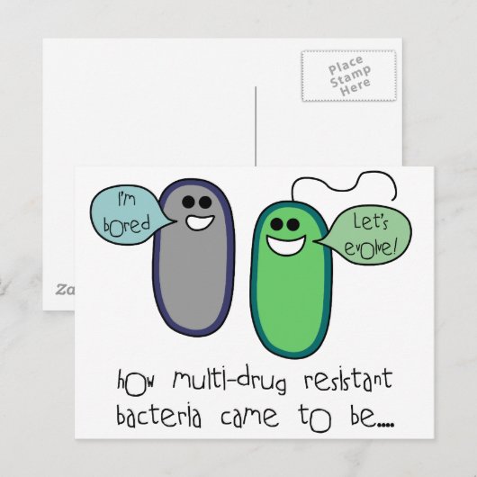 Resistenz Postkarte (Vorne/Hinten)