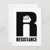 Resistenz Postkarte (Vorne/Hinten)