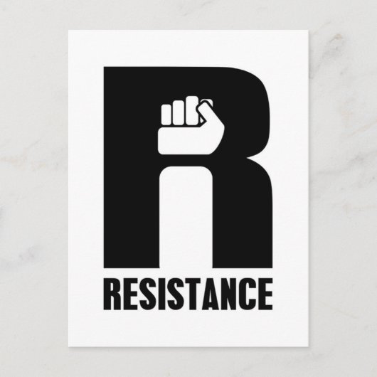 Resistenz Postkarte (Vorderseite)