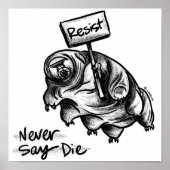Resistenz Tardigrade Poster (Vorne)