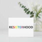 Resisterhood Postkarte (Stehend Vorderseite)