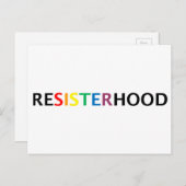 Resisterhood Postkarte (Vorne/Hinten)