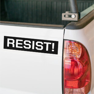 RESISTIEREN! AUTOAUFKLEBER