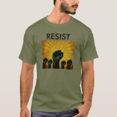 RESISTIEREN / INDIVISIBLER T - SHIRT mit MAY DAY L (Vorderseite)