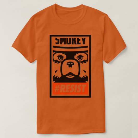 RESISTIEREN MIT Smokey T-Shirt (Design vorne)