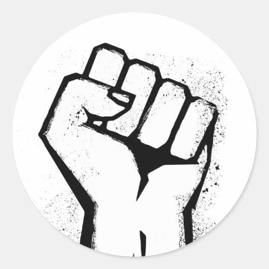 RESISTIEREN RUNDER AUFKLEBER (Vorderseite)