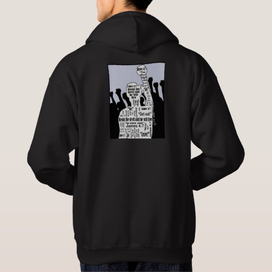 RESISTIEREN SIE DAS DEVIL HOODIE (Rückseite)