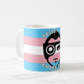 RESISTIEREN SIE DIE GENDER BORG TASSE! KAFFEETASSE (Vorderseite Links)