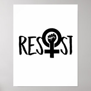RESISTIEREN UND BEKÄMPFEN — POSTER
