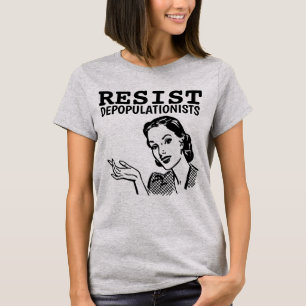 RESISTISCHE EINSTELLUNGSINSTITUTE RETRO-FRAU-T - S T-Shirt