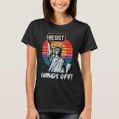 RESISTISCHE Hände von der Freiheitsstatue T-Shirt (Vorderseite)