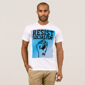RESISTISCHE SOZIALISMUS-T - SHIRT (Vorne ganz)