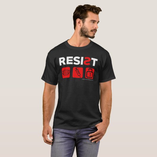 RESISTISCHE Tyrannei T-Shirt (Vorne ganz)