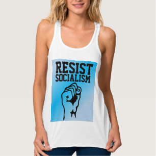 RESISTISCHER SOZIALISMUS, ANTISOZIALISMUS-T - SHIR TANK TOP