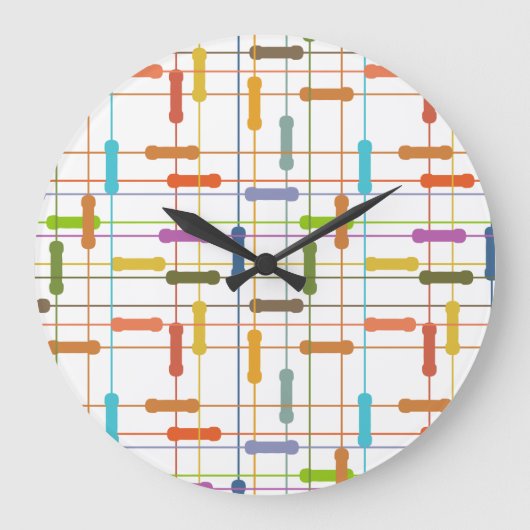 Resistoren Große Wanduhr (Vorderseite)