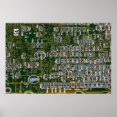 Resistors on a Circuit Board Poster (Vorne)