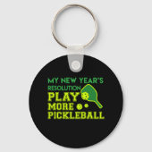 Resolution Play Pickleball Neujahr 2018 Schlüsselanhänger (Vorderseite)