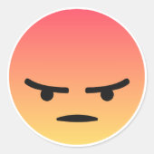 Resonanz Grr Runder Aufkleber (Vorderseite)