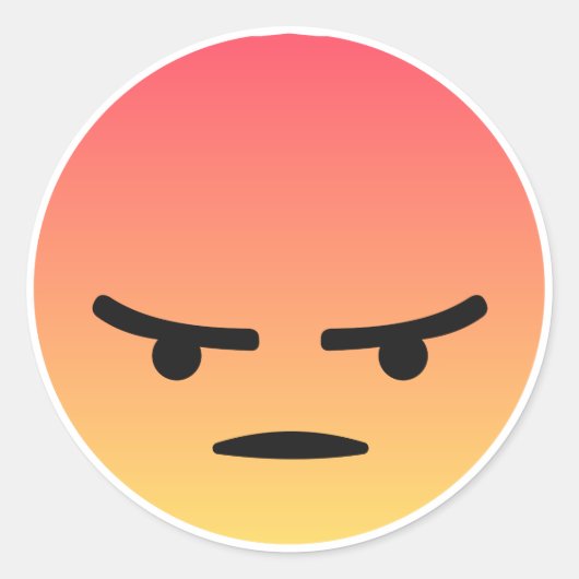 Resonanz Grr Runder Aufkleber (Vorderseite)