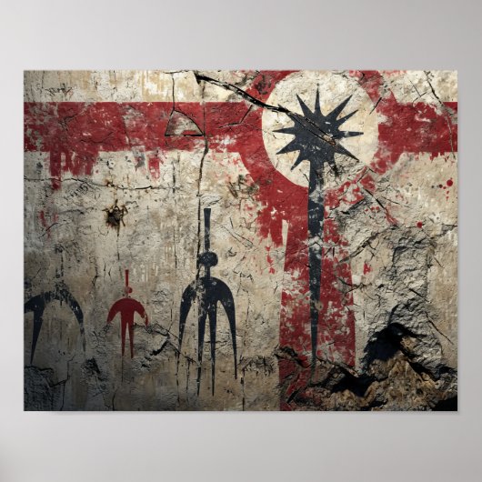 Resonanz im Angeborenen: Neolithische Narrativen Poster (Vorne)