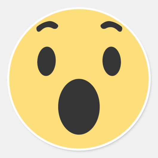 Resonanz Uau Runder Aufkleber (Vorderseite)