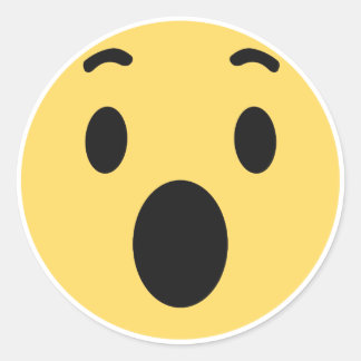 Resonanz Uau Runder Aufkleber