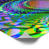 Resonanzfrequenz und das menschliche Gehirn Poster (Ecke)