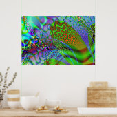 Resonanzfrequenz und das menschliche Gehirn Poster (Küche)