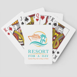 Resort für einen Tag Spielkarten