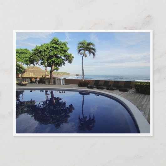 Resort-Pool Postkarte (Vorderseite)