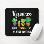 Resource Team, Funny Cactus Crew Resource Teacher Mousepad (Mit Mouse)