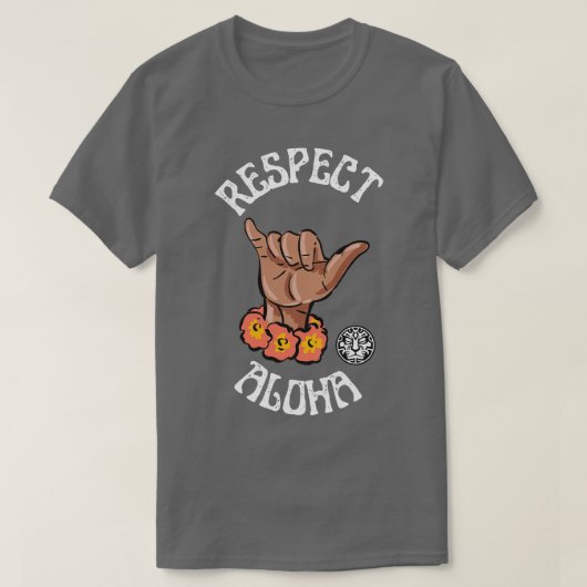 Respect Aloha TShirt (Design vorne)