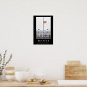 Respect: Inspirational Quote 1 Poster (Küche)