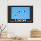 Respect Poster (Küche)