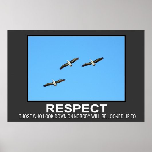 Respect Poster (Vorne)