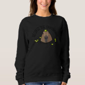 Respect The Capybara Animal  Capybara Sweatshirt (Vorderseite)