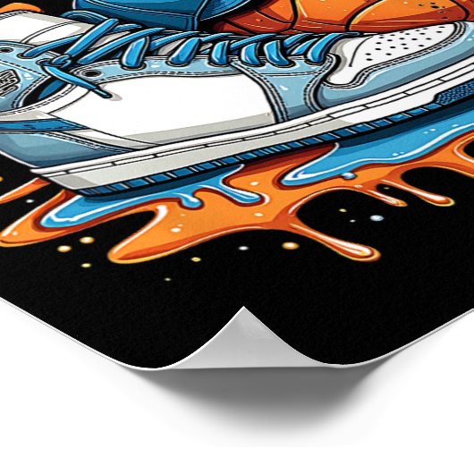 Respect The Drip Sneaker Swag Sketll Street Style Poster (Ecke)