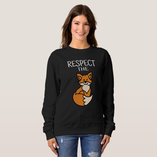 Respect The Fox Kids Fox Sweatshirt (Vorne ganz)