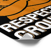 Respect The Groundhog Funny Groundhog Day 2026 Poster (Ecke)