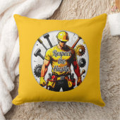 Respect the Hustle Construction Worker Design – La Kissen (Decke)