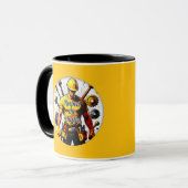 Respect the Hustle Construction Worker Design – La Tasse (Vorderseite Links)
