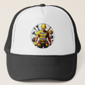 Respect the Hustle Construction Worker Design – La Truckerkappe (Vorderseite)